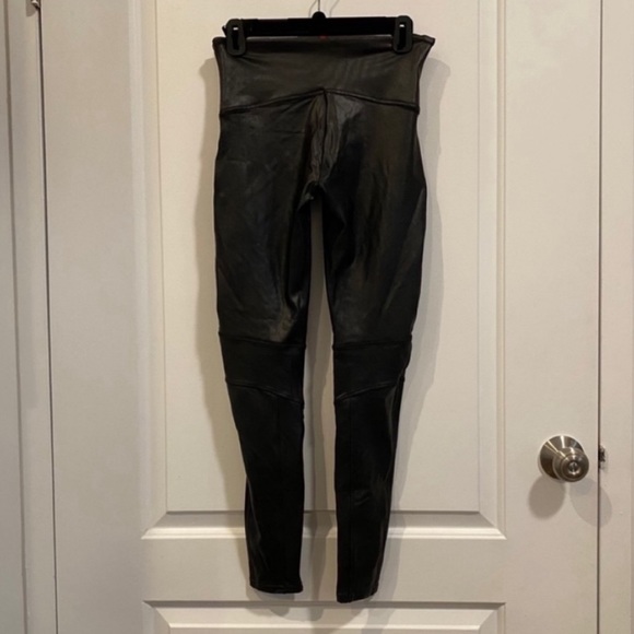 Spanx Faux Leather Moto Leggings - Picture 6 of 6